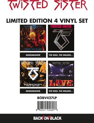 Twisted Sister - Vinyl Set (Deluxe Edition, 4 LPs)