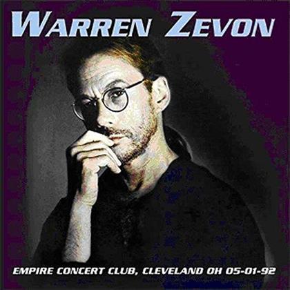 Warren Zevon - Empire Concert Club, Cleveland Ohio 5.1.92 (2 CDs)