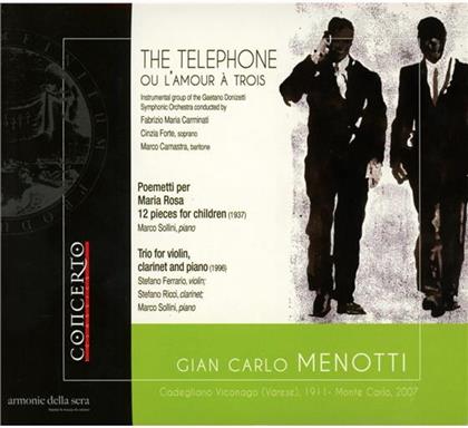 Forte, Sollini & Menotti - Telephone/12 Poemetti/Trio