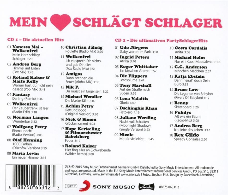 Mein Herz Schlägt Schlager (2 CDs) CeDe.ch