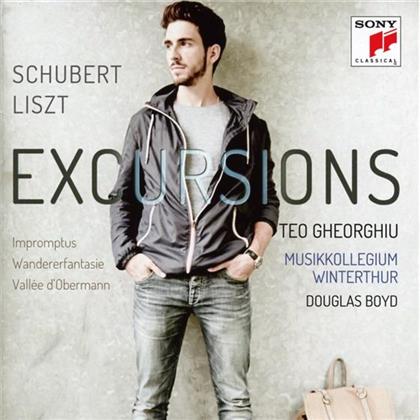 Franz Schubert (1797-1828), Franz Liszt (1811-1886), Teo Gheorghiu & Musikkollegium Winterthur - Excursions: Wanderer-Fantasie / Impromptus