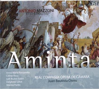 Antonio Mazzoni 1717-1785, Juan Bautista Otero, Anna Maria Panzarella, Celine Ricci, Delphine Gillot, … - Aminta (2 CDs)