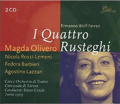 Coro e Orchestra di Teatro Comunale di Torino, Magda Olivero, Nicola Rossi-Lemeni, Fedora Barbieri, Agostino Lazzari, … - Quattro Rusteghi, I (2 CDs)