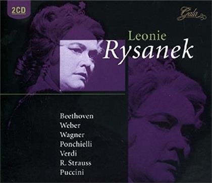 Ludwig van Beethoven (1770-1827), Carl Maria von Weber (1786-1826), Richard Wagner (1813-1883), Amilcare Ponchielli (1834-1886), … - Leonie Rysanek (2 CD)
