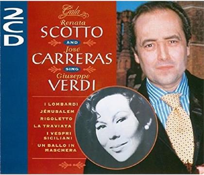 Giuseppe Verdi (1813-1901), Renata Scotto & José Carreras - Scotto & Carreras Sing Verdi (2 CDs)