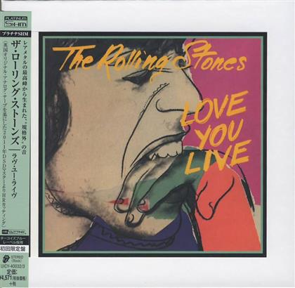 The Rolling Stones - Love You Live (platinum SHM CD, Papersleeve, Special Packaging, Japan Edition, 2 CDs)