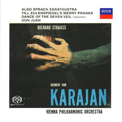 Richard Strauss (1864-1949), Herbert von Karajan & Vienna Philharmonic Orchestra - Also Sprach Zarathustra, Till Eulenspiegel's Merry Pranks, Dance Of the Seven Veils, Don Juan (SACD)