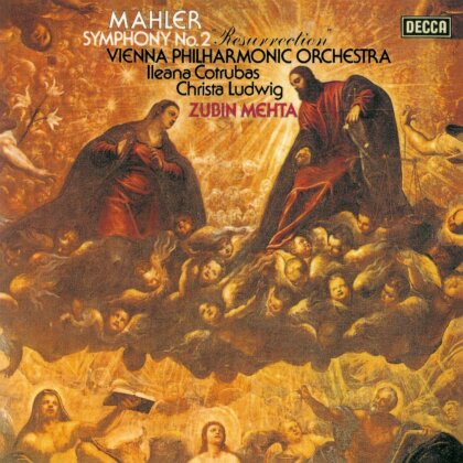 Gustav Mahler (1860-1911), Zubin Mehta, Ileana Cotrubas & Wiener Philharmoniker - Symphonie Nr. 2 Resurrection