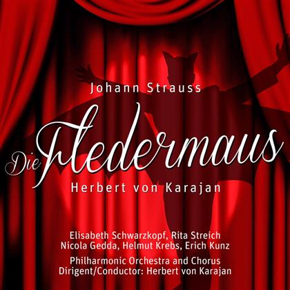 Elisabeth Schwarzkopf, Rita Streich, Nicolai Gedda, Helmuth Krebs, … - Die Fledermaus (2 CD)