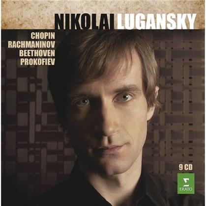 Ludwig van Beethoven (1770-1827), Frédéric Chopin (1810-1849), Sergej Rachmaninoff (1873-1943), Serge Prokofieff (1891-1953), Sakari Oramo, … - Nikolai Lugansky (9 CD)