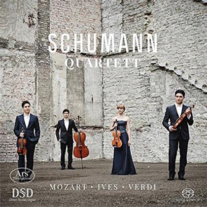 Schumann Quartett, Wolfgang Amadeus Mozart (1756-1791), Charles Ives (1874-1954) & Giuseppe Verdi (1813-1901) - String Quartets