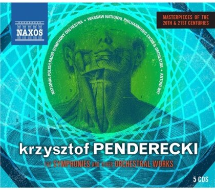 Krzysztof Penderecki (*1933), Antoni Wit, National Polish Radio Symphony Orchestra & Warsaw National Philharmonic Choir & Orchestra - Sinfonien + Andere Orchesterwerke - Symphonies And Other Orchestral Works (5 CDs)