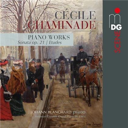Cécile Louise Chaminade (1857-1944) & Johann Blanchard - Sonate op. 21, Etude Symphonique op. 28, Etudes de Concert op. 35, Etude op. 118, op.124, op. 132, op. 138, op.139, Souvenirs D'Enfance (Hybrid SACD)