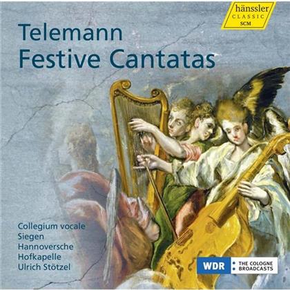 Georg Philipp Telemann (1681-1767), Ulrich Stötzel, Miriam Feuersinger, Vitzthum Franz, Klaus Mertens, … - Festive Cantatas