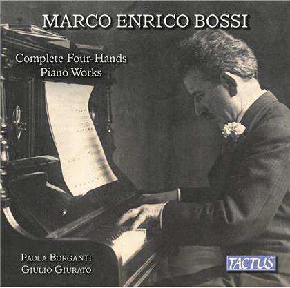 Marco Enrico Bossi (1861-1925), Paola Borganti & Giulio Giurato - Klavierwerke 4-Händig - Opera Omnia Per Pianoforte A Quattro Mani - Complete Four-Hands Piano Works