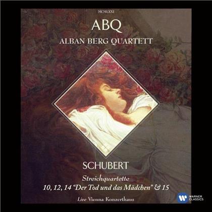 Alban Berg Quartett & Franz Schubert (1797-1828) - Streichquartette 10,12,14&15 - Referenzaufnahme (2 CD)