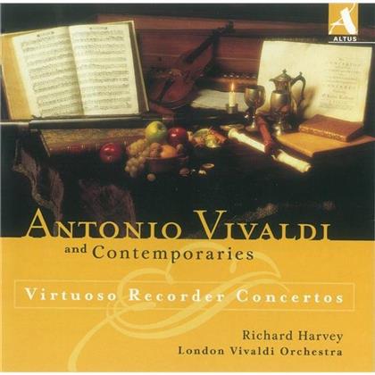 Richard Harvey, Monica Huggett, Roy Goodman, Antonio Vivaldi (1678-1741), … - Virtuoso Recorder Concertos - Antonio Vivaldi And Contemporaries