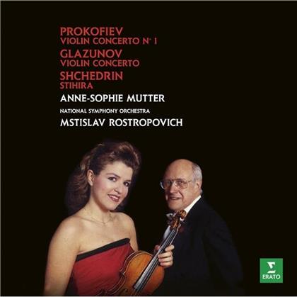 Alexander Konstantinowitsch Glasunow (1865-1936), Serge Prokofieff (1891-1953), Rodion Shchedrin, Anne-Sophie Mutter & Mstislav Rostropovitsch - Violinkonzerte - Referenzaufnahme