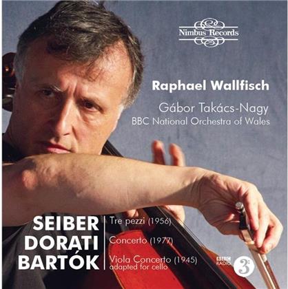 Matyas Seiber (1905-1960), Antal Doráti (1906-1988), Béla Bartók (1881-1945), Gabor Takacs-Nagy, Raphael Wallfisch, … - Hungarian Cello Concertos