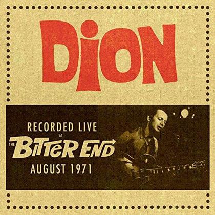 Dion - Live At The Bitter End 1971 - Omnivore Recordings