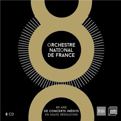 Orchestre National de France - 80 Ans De Concerts Inédits En Haute Résolution (8 CDs)
