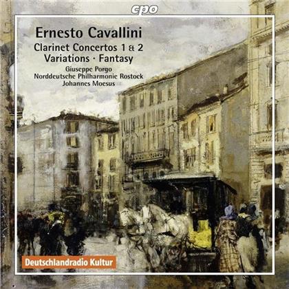 Ernesto Cavallini (1807-1874), Giuseppe Porgo & Norddeutsche Philharmonie Rostock - Works For Clarinet & Orchestra