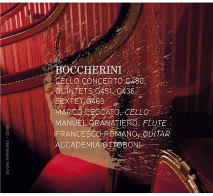 Luigi Boccherini (1743-1805), Marco Ceccato & Accademia Ottoboni - Cello Concerto G.480, Quintettes G.451,