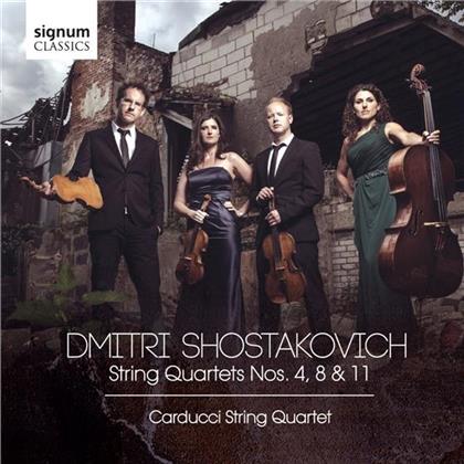 Carducci String Quartet & Dimitri Schostakowitsch (1906-1975) - String Quartets Nos. 4, 8 & 11