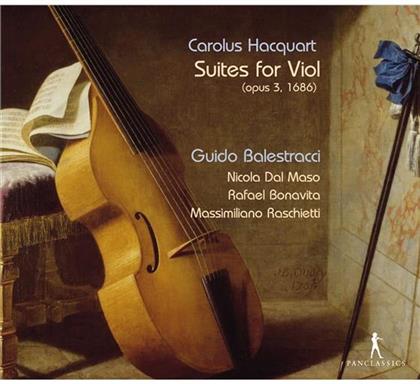 Guido Balestracci, Carolus Hacquart (1640-17012?) & Nicola Dal Maso - Suites For Viol Opus 3