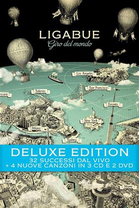 Ligabue - Giro Del Mondo (Deluxe Edition, 3 CDs + 2 DVDs)
