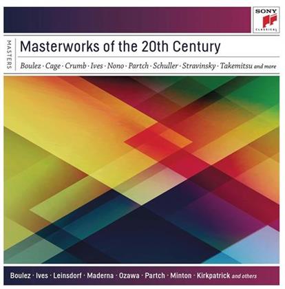 Pierre Boulez (*1925), Charles Ives (1874-1954), Erich Leinsdorf, Bruno Maderna (1920-1973), Seiji Ozawa, … - Masterworks Of The 20th Century (10 CDs)