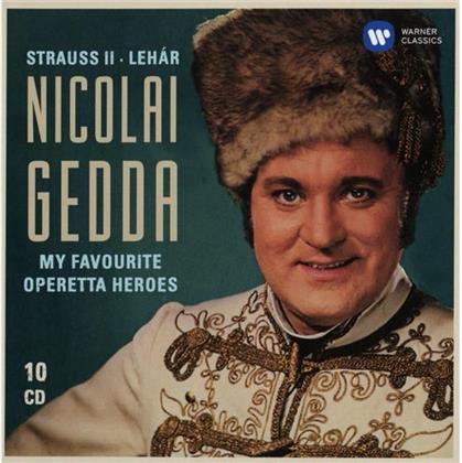 Johann Strauss II (1825-1899) (Sohn), Franz Lehar (1870-1948) & Nicolai Gedda - Meine Schönsten Operetten (10 CDs)