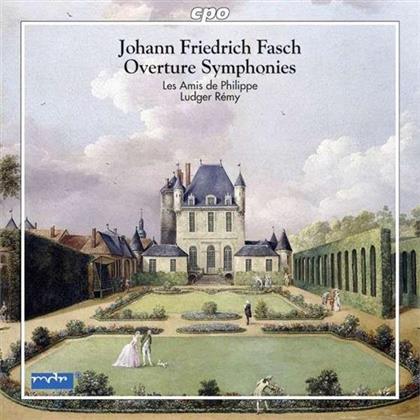 Johann Friedrich Fasch (1688-1758), Ludger Remy & Les Amis De Philippe - Overture Symphonies