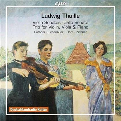 Ludwig Thuille (1861-1907), Mark Gothoni, Ulrich Eichenauer, Peter Hörr & Frank-Immo Zichner - Chamber Works - Violin Sonatas, Cello Sonata, Trio For Violin, Viola & Piano (2 CDs)