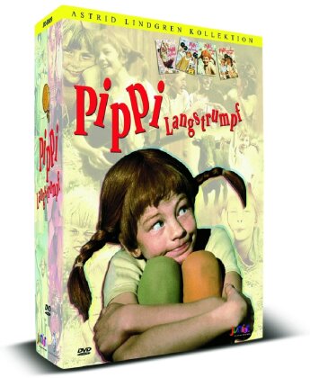 Pippi Langstrumpf Box - (Astrid Lindgren Kollektion 4 DVDs)