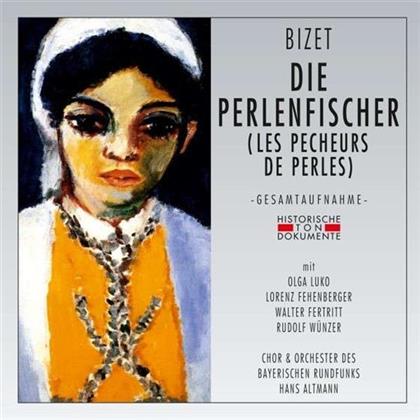 Georges Bizet (1838-1875), Hans Altmann, Olga Luka, Lorenz Fehenberger, Walter Fertritt, … - Die Perlenfischer - Les Pecheurs De Perles (2 CD)