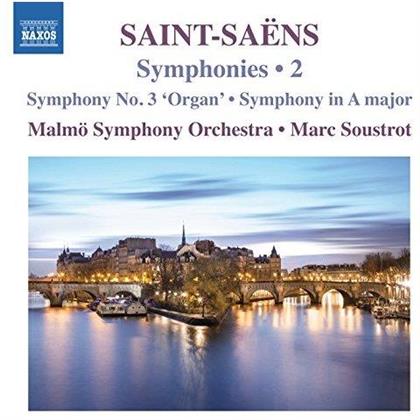 Camille Saint-Saëns (1835-1921), Marc Soustrot & Malmö Symphony Orchestra - Sinfonien 2: Nr.3, A-Dur