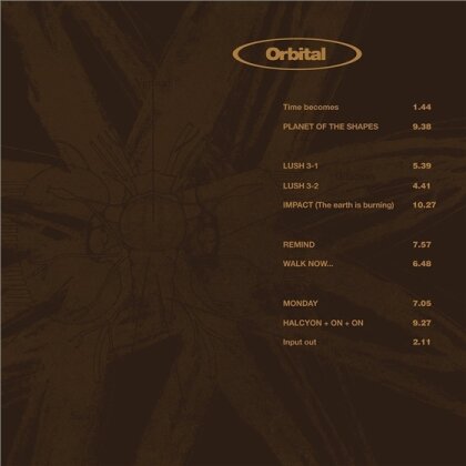 Orbital - 2 - Brown Vinyl (Colored, 2 LPs)