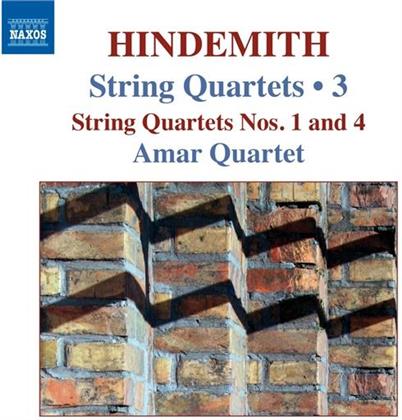 Amar Quartett & Paul Hindemith (1895-1963) - Streichquartette 3: Nr.1+4