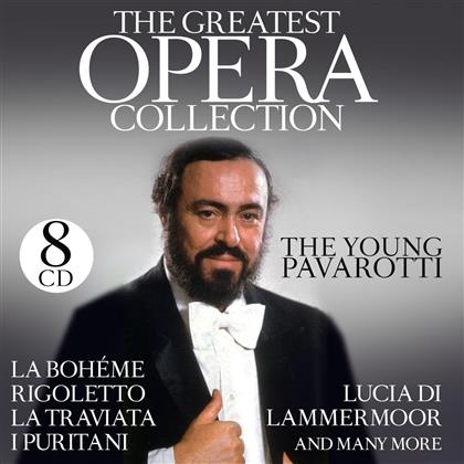 The Young Pavarotti - The Greatest Opera Collection (8 CDs)
