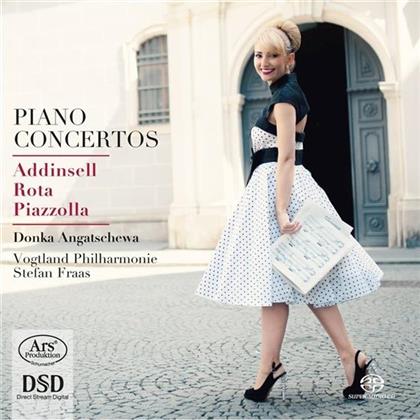 Richard Addinsell, Nino Rota (1911-1979), Astor Piazzolla (1921-1992), Stefan Fraas, … - Piano Concertos (SACD)
