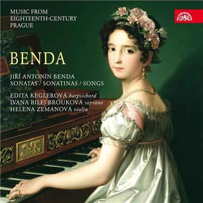 Broukova, Jiri Antonin Benda (1722-1795), Ivana Bilej-Broukova, Helena Zemanova & Edita Keglerova - Sonatas / Sonatinas / Songs