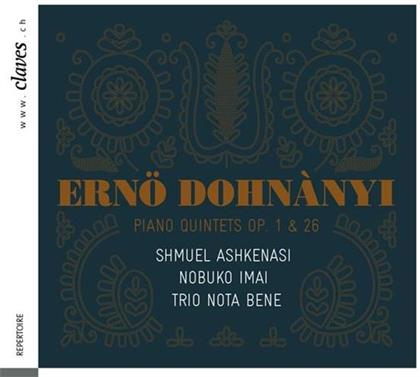 Trio Nota Bene, Ernst (Ernö) von Dohnanyi (1877-1960), Shmuel Ashkenasi & Nobuko Imai - Piano Quintets Op. 1 & 26