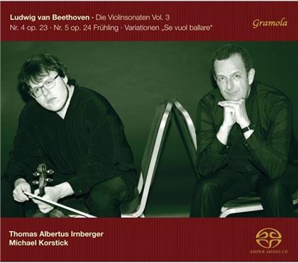 Ludwig van Beethoven (1770-1827), Thomas Albertus Irnberger & Michael Korstick - Violinsonaten Vol.3 (SACD)