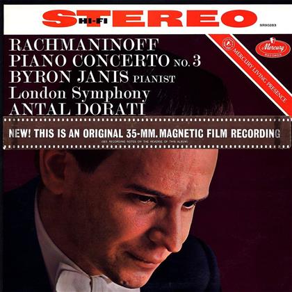 Sergej Rachmaninoff (1873-1943), Antal Doráti (1906-1988), Byron Janis & London Symphony - Piano Concerto No.3 - 16. und 17. Juni 1961, Aufgenommen auf35 mm Magnetic Film Als Auch Half-Inch 3-track Tape, Unter Verwendung Von Telefunken 201 Mikrophonen (LP)