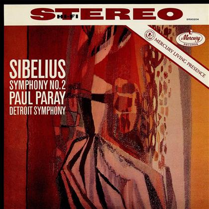 Jean Sibelius (1865-1957), Paul Paray & Detroit Symphony - Symphony No. 2 - Mercury Living Presence (LP)