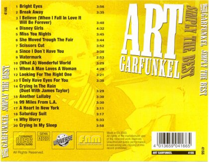 Art Garfunkel - Simply The Best - Membran Records