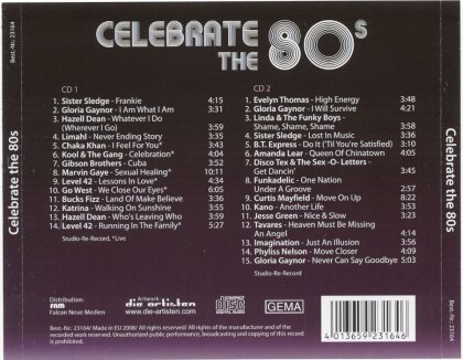 Celebrate The 80's (2 CDs)