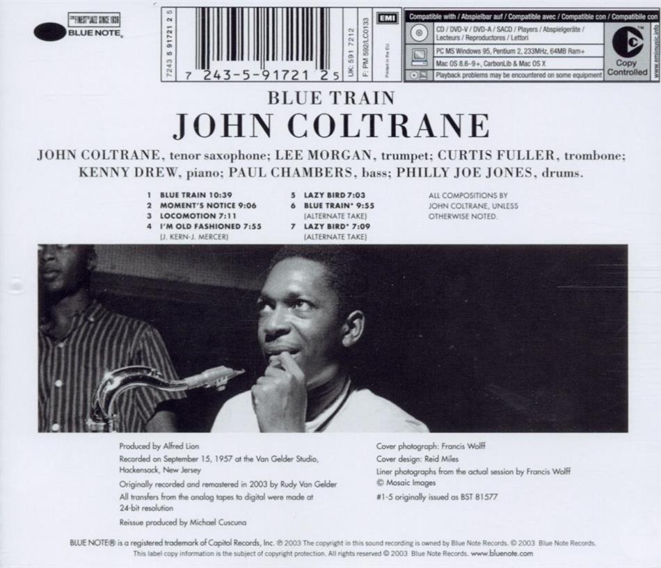Blue Train Bluenote By John Coltrane Cede Com John coltrane — my favorite things. cede com