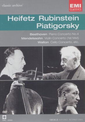 Artur Rubinstein, Jascha Heifetz & Gregor Piatigorsky - Beethoven / Mendelssohn / Walton (EMI Classics)